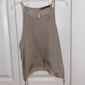 ZARA TIE UP SIDE TOP